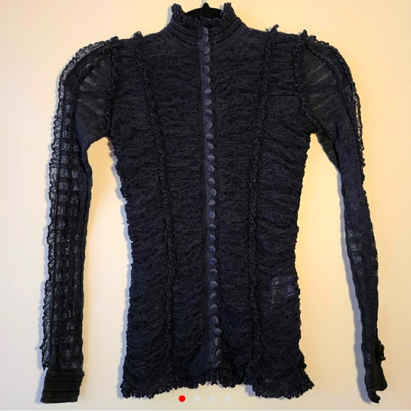 Alexander McQueen Lace Blouse - Picture 1 of 4